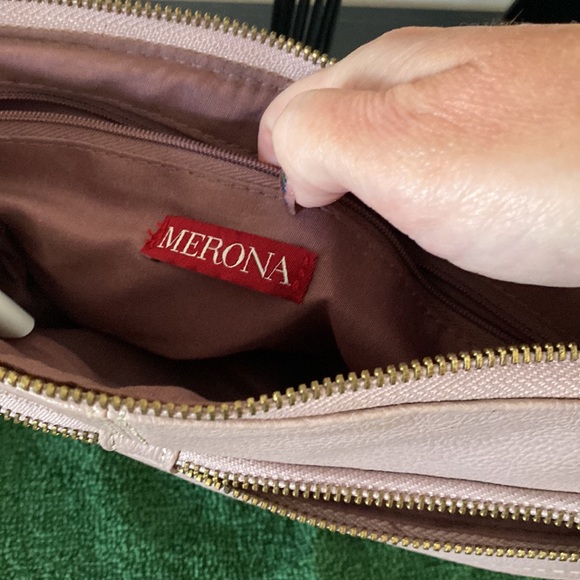 Merona blush/lavenderand gold clutch - Picture 4 of 9